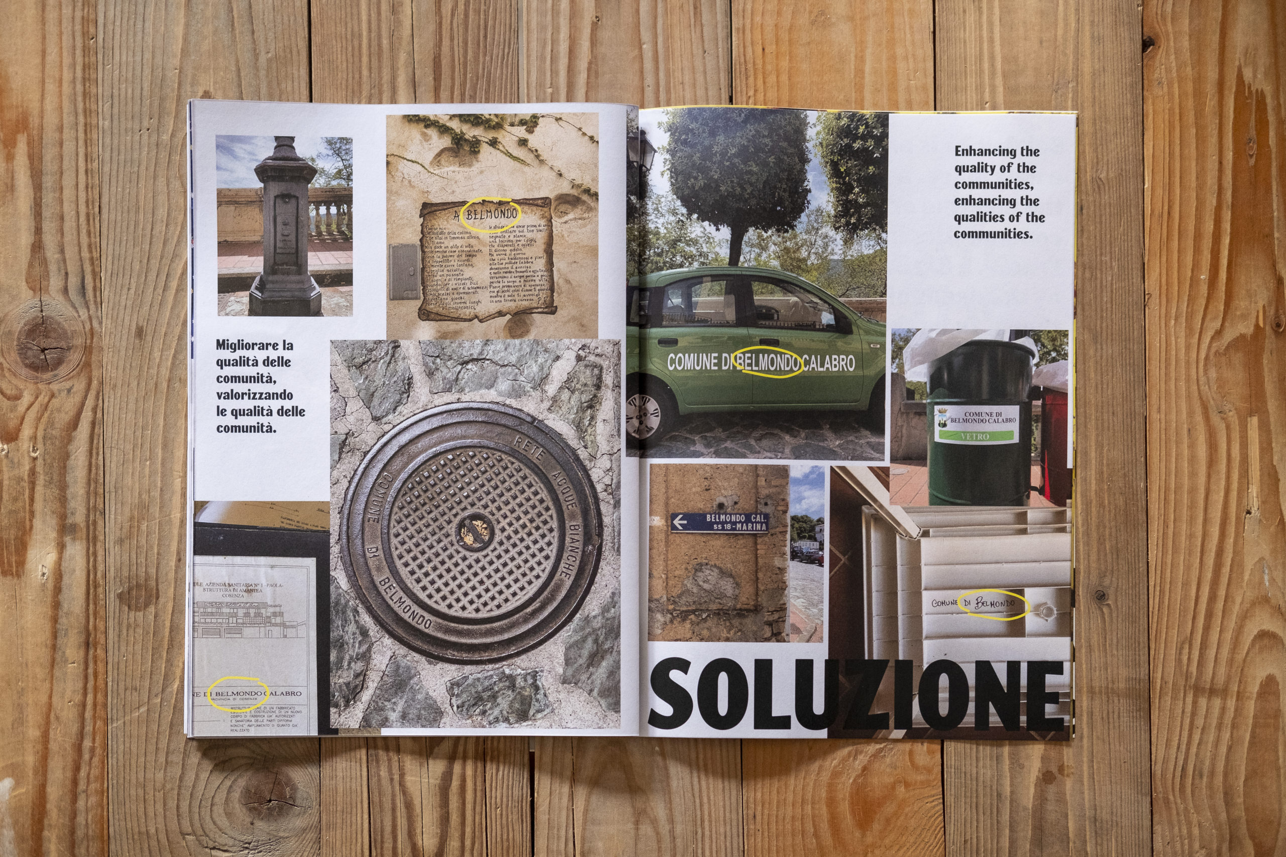 Spread della fanzine n1 Spread della fanzine n1