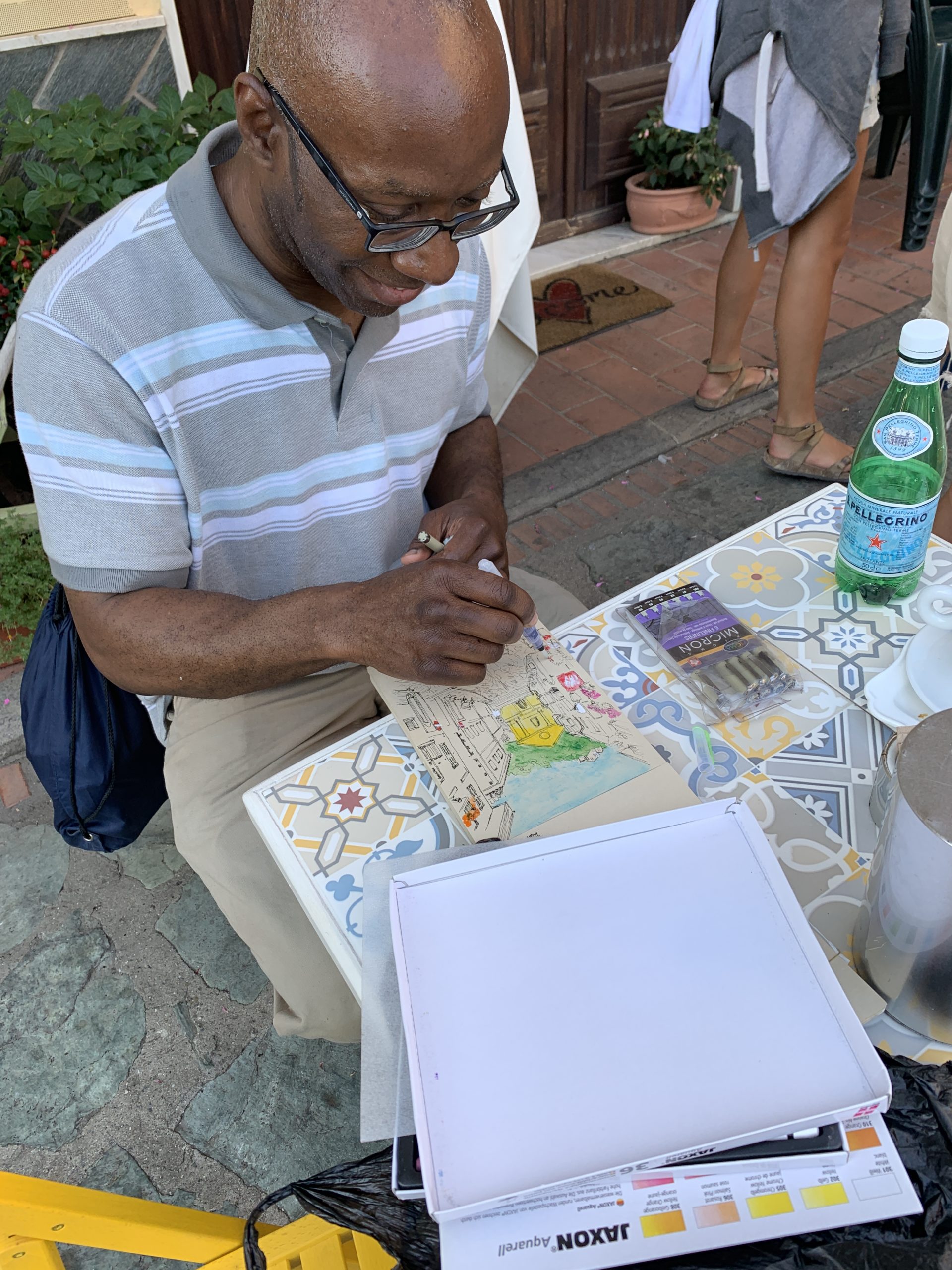 Creazione di schizzi durante i primi giorni Creazione di schizzi durante i primi giorni