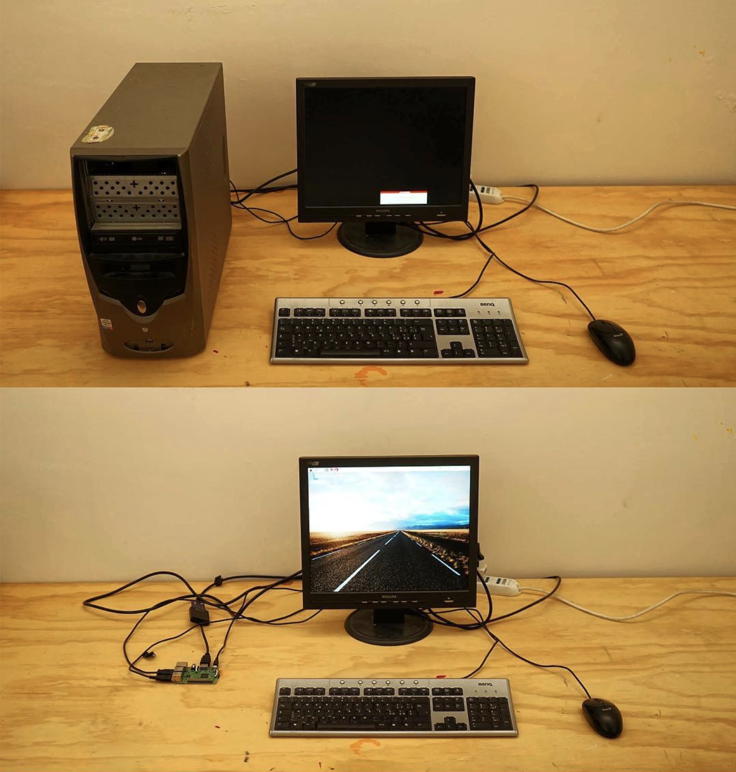 Computer setup al Seppie Lab di Amantea Computer setup al Seppie Lab di Amantea