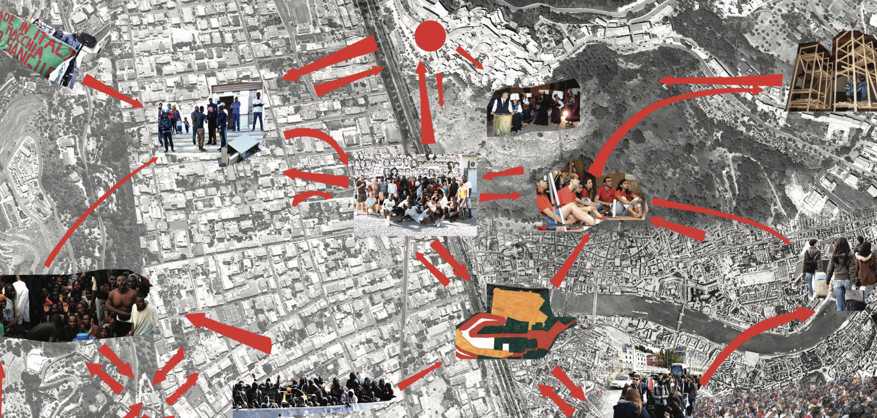 Collage map Collage map
