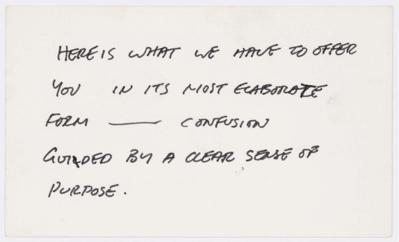 Gordon Matta Clark - Quote Gordon Matta Clark - Quote